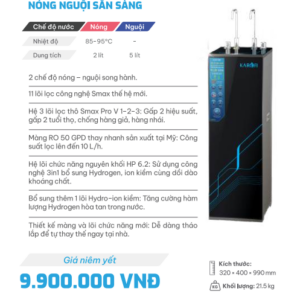 Máy lọc nước nóng nguội KAROFI KAH-D1B
